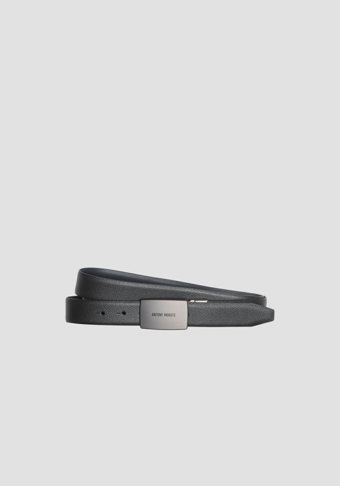 Accessories Antony Morato  | Reversible Leather Belt Black